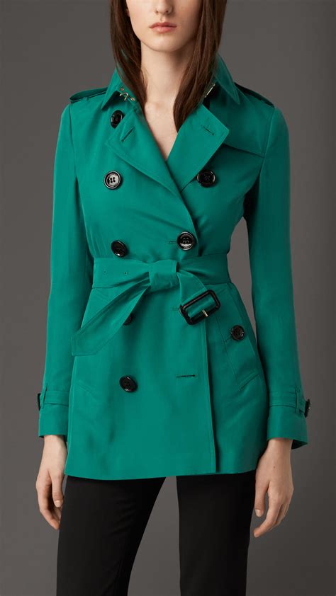 green trench coat burberry|Burberry trench with removable liner.